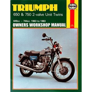 Picture of Haynes Workshop Manual Triumph 650 & 750 2-Valve Unit Twins 63-83