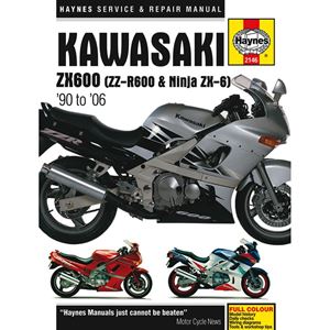 Picture of Haynes Workshop Manual Kawasaki ZZR600 90-06