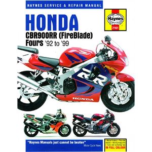 Picture of Haynes Workshop Manual Honda CBR900RRN-RRX Fire Blade 92-99