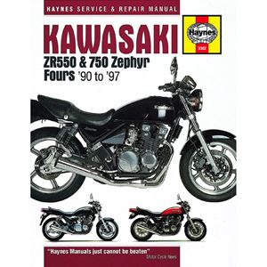 Picture of Haynes Workshop Manual Kawasaki ZR550 Zephyr, ZR750 Zephyr 90-97