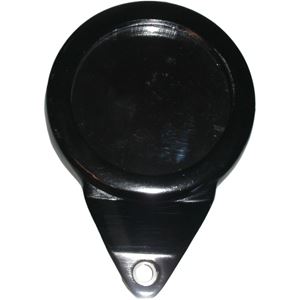 Picture of Tax Disc Holder Round Black Anodised