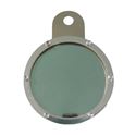 Picture of Tax Disc Holder Round 6 Screws,Green Glass,Chrome Backing