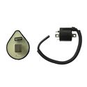 Picture of Ignition HT Coil 6v, 12v CDI Single 2 Spade Terminal (55mm)