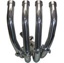 Picture of Exhaust Down Pipes Stainless Yamaha YZF R6 1999-2002 (Set)