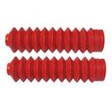 Picture of Fork Gaitors Small Red 225mm Long Top 26mm Bottom 45mm (Pair)