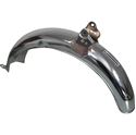 Picture of Rear Mudguard Chrome Yamaha FS1E, YB100 with wire tunnel