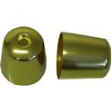 Picture of Bar End Cover Gold Triumph Daytona 900-1200, Sprint, S/Triple (Pair)