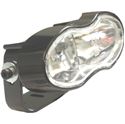 Picture of Headlight Complete Black Twin Cateye Universal Mount