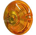 Picture of Indicator Lens Harley Davidson Round (Amber) 76mm OD, 65mm Ctrs