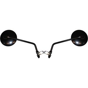 Picture of Mirrors 10mm Black Round Left and Right Clamp-on (Pair)