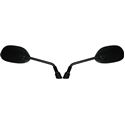 Picture of Mirrors 10mm Black Rectangle Left and Right Honda ANF125 (Pair)
