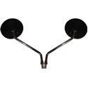 Picture of Mirrors 10mm Black Round Left and Right Honda CG125 Brazil (Pair)