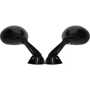 Picture of Mirrors Fairing Black Round Left & Right GSX600F 51mm Centre (Pair)