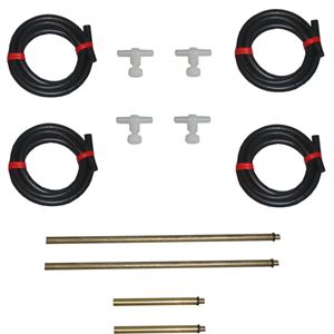 Picture of Vacuum Gauge Tool Replacement Hoses T-Pieces & 5mm Brass Fittings
