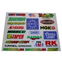 Picture of Stickers Assorted Large Wiseco, Coors, RK, Smith, Showa, Michelin (Per 5)