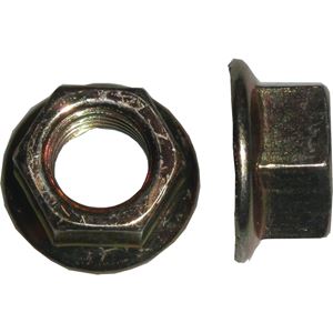Picture of Nuts Flange 16mm Thread Uses 21mm Spanner (Pitch 2.00mm) (Per 20)