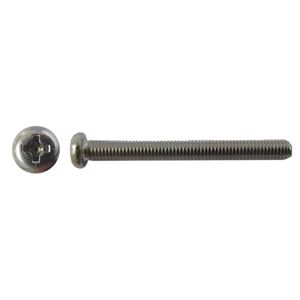 Picture of Screws Pan Head Stainless Steel 6mm x 20mm(Pitch 1.00mm) (Per 20)