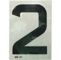 Picture of Numbers '2' for Plastic Plate (Per 50)