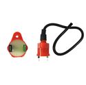 Picture of Ignition HT Coil 6v, 12v CDI Single 2 Spades (as 713826 but RED)