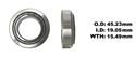 Picture of Steering Headstock Taper Bearing ID 19.05mm x OD 45.237mm x Thickness