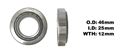 Picture of Steering Headstock Taper Bearing ID 25mm x OD 46mm x Thickness 12mm